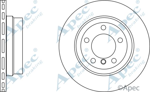 APEC BRAKING Bremžu diski DSK2722